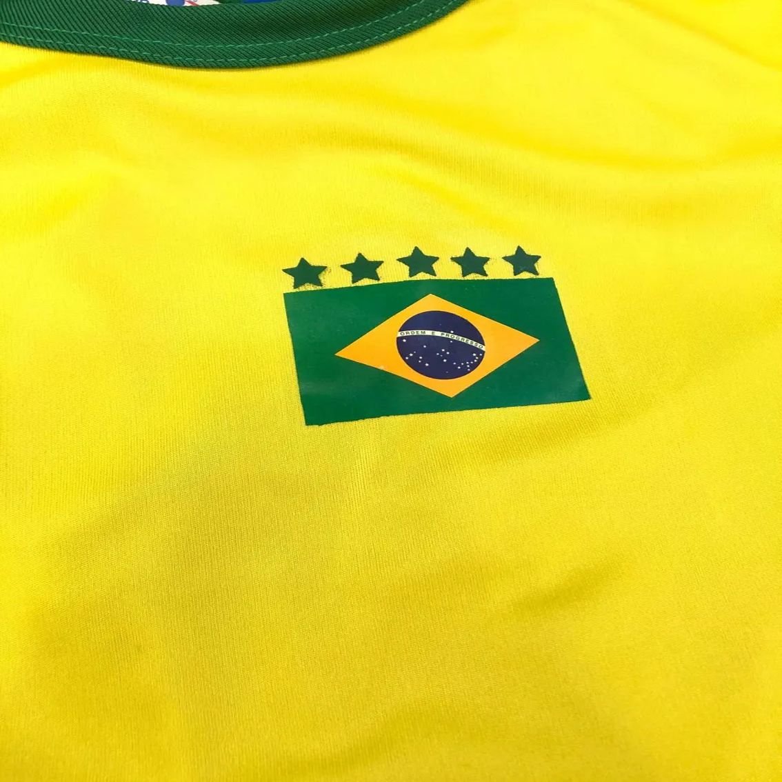 KIT Brasil Camisa+Calção+Meia Infantil Futebol TRB - Netshoes