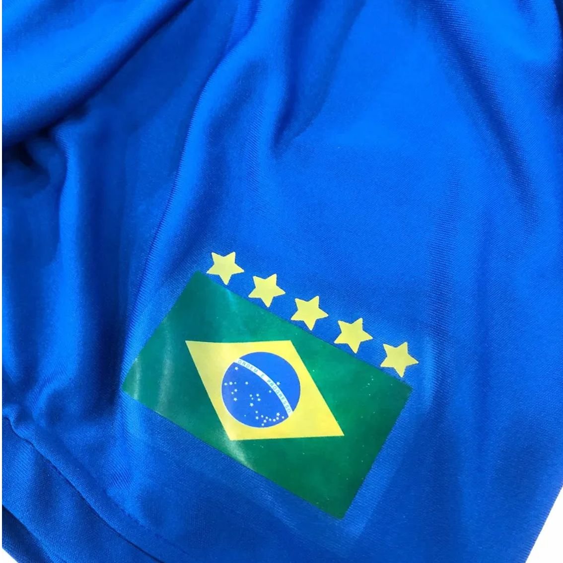 KIT Brasil Camisa+Calção+Meia Infantil Futebol TRB - Netshoes