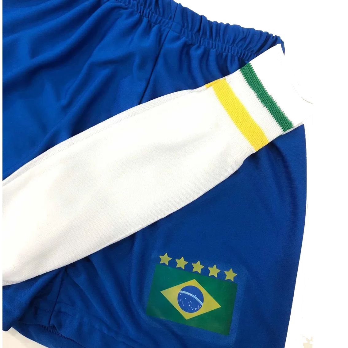 KIT Brasil Camisa+Calção+Meia Infantil Futebol TRB - Netshoes