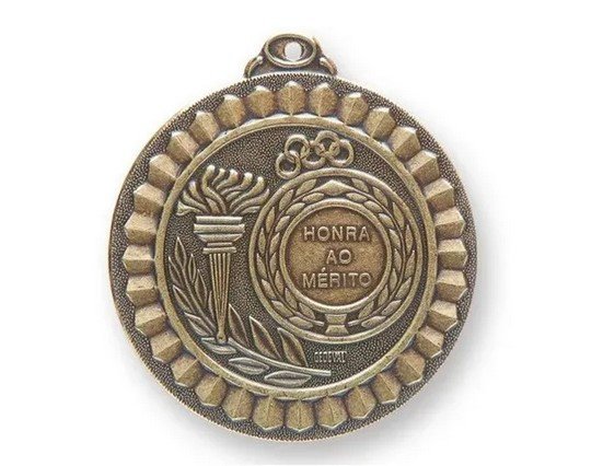 Kit Medalha 10 Peças 55mm Esportiva C/f-ouro/prata/bronze