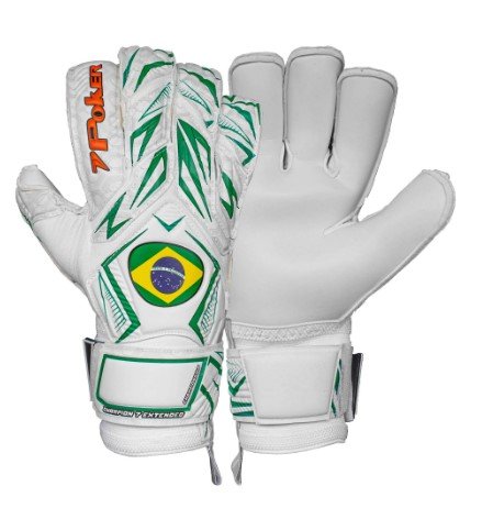 Luva Goleiro Poker Champion 7 Extended Profissional 01032