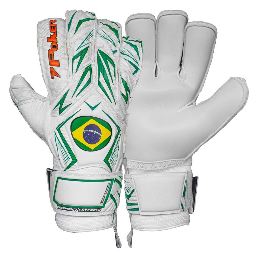 Luva Goleiro Poker Champion 7 Extended Profissional 01032