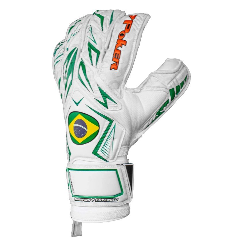 Luva Goleiro Poker Champion 7 Extended Profissional 01032