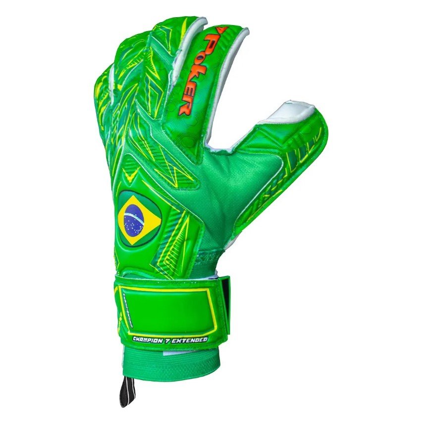 Luva Goleiro Poker Champion 7 Extended Profissional 01032