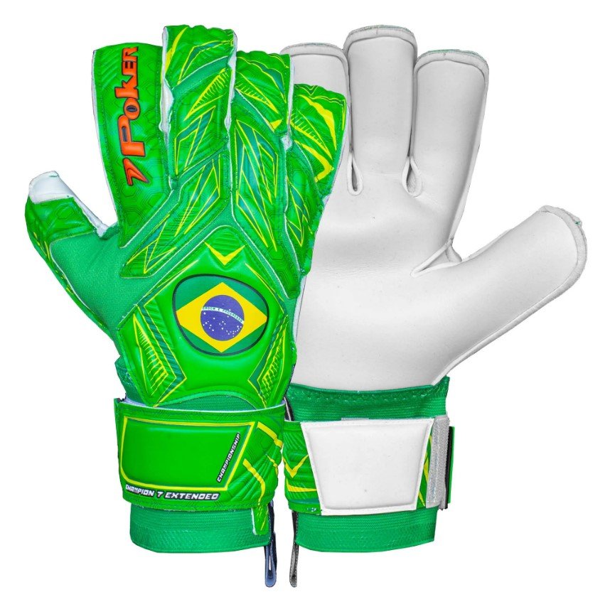 Luva Goleiro Poker Champion 7 Extended Profissional 01032