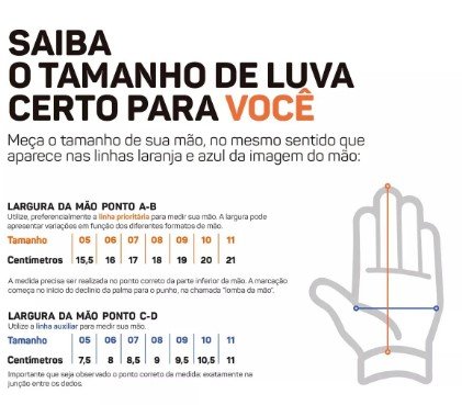 Luva Goleiro Poker Multiterreno Semiprofissional 01040