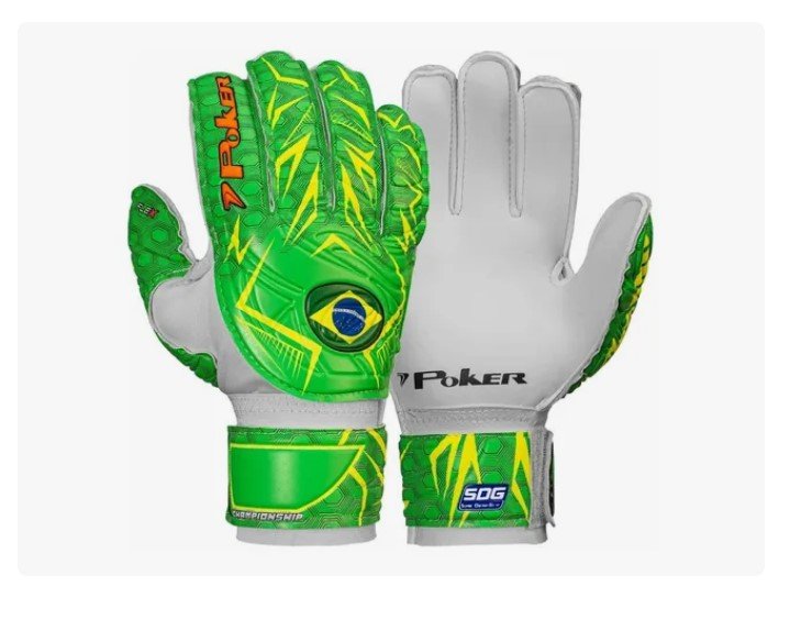 Luva Goleiro Poker Multiterreno Semiprofissional 01040