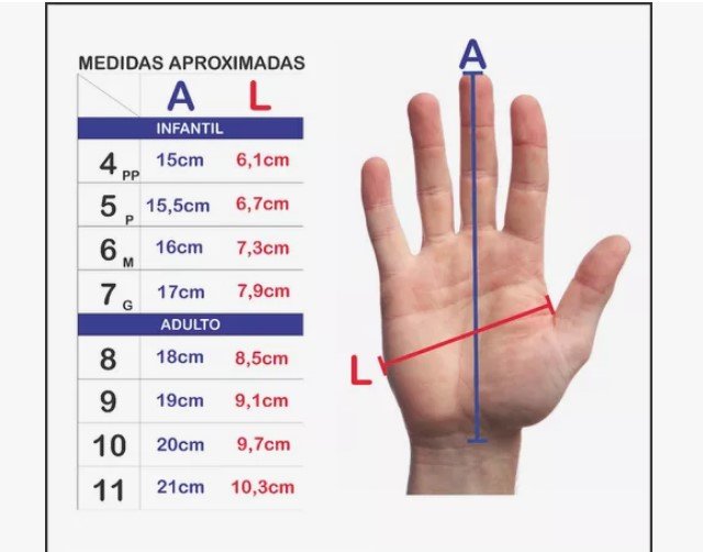 Luva Goleiro Umbro Infantil Adamant U27TW0005