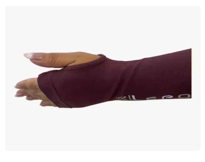 Manguito Manga Voley Braço c/luva Proteção Uv Lupo 15007