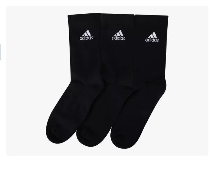 Meia adidas Cano Longo CREW Pack 3 IC1310