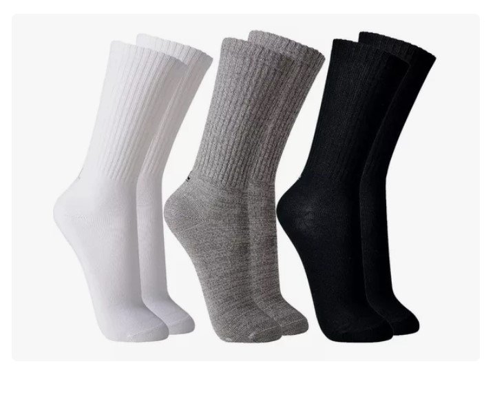 Meia Cano Longo Kit 3 Pares Sport Lupo 03292-089