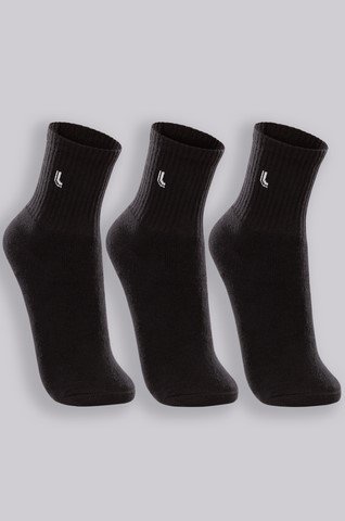 Meia Cano Medio Kit 3 Pares Sport Lupo 03248-089