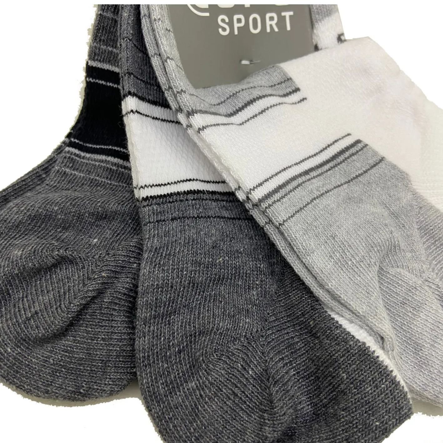 Meia Lupo Sapatilha Kit 3 Pares Sport Invisível 03270