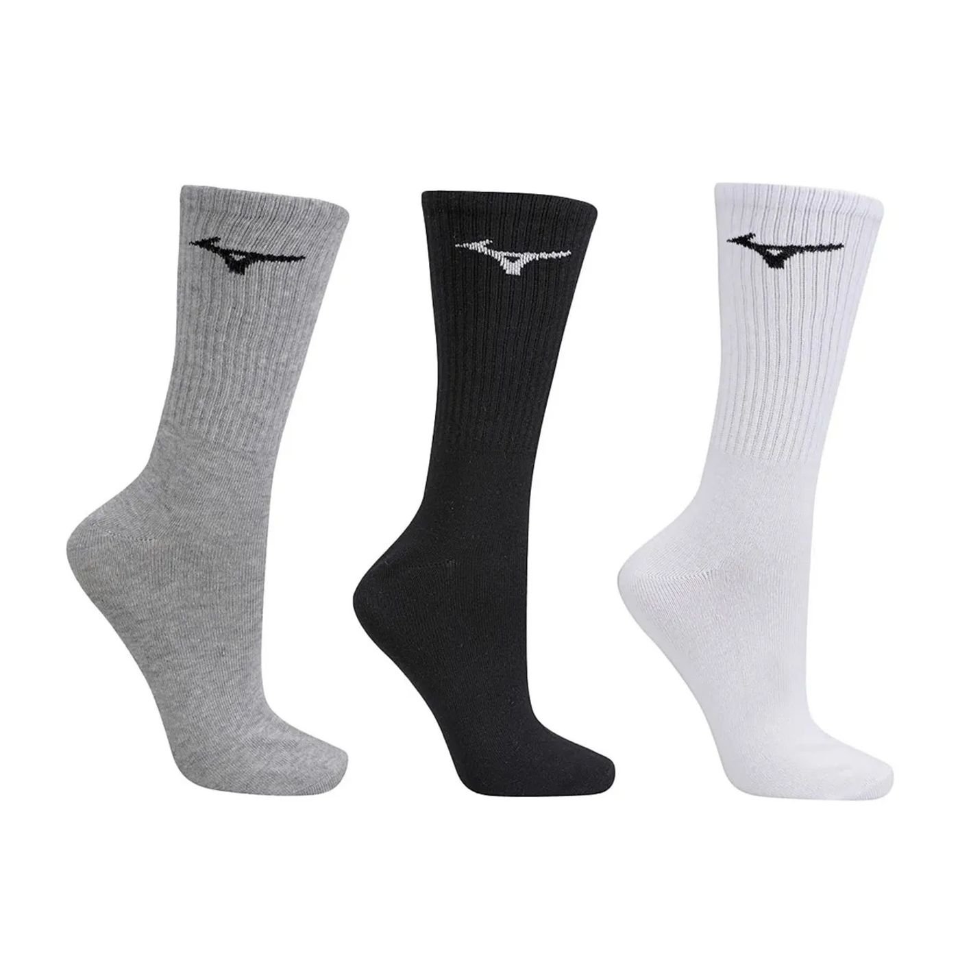 Meia Mizuno Cano Alto Kit 3 Pares MIMTA51918