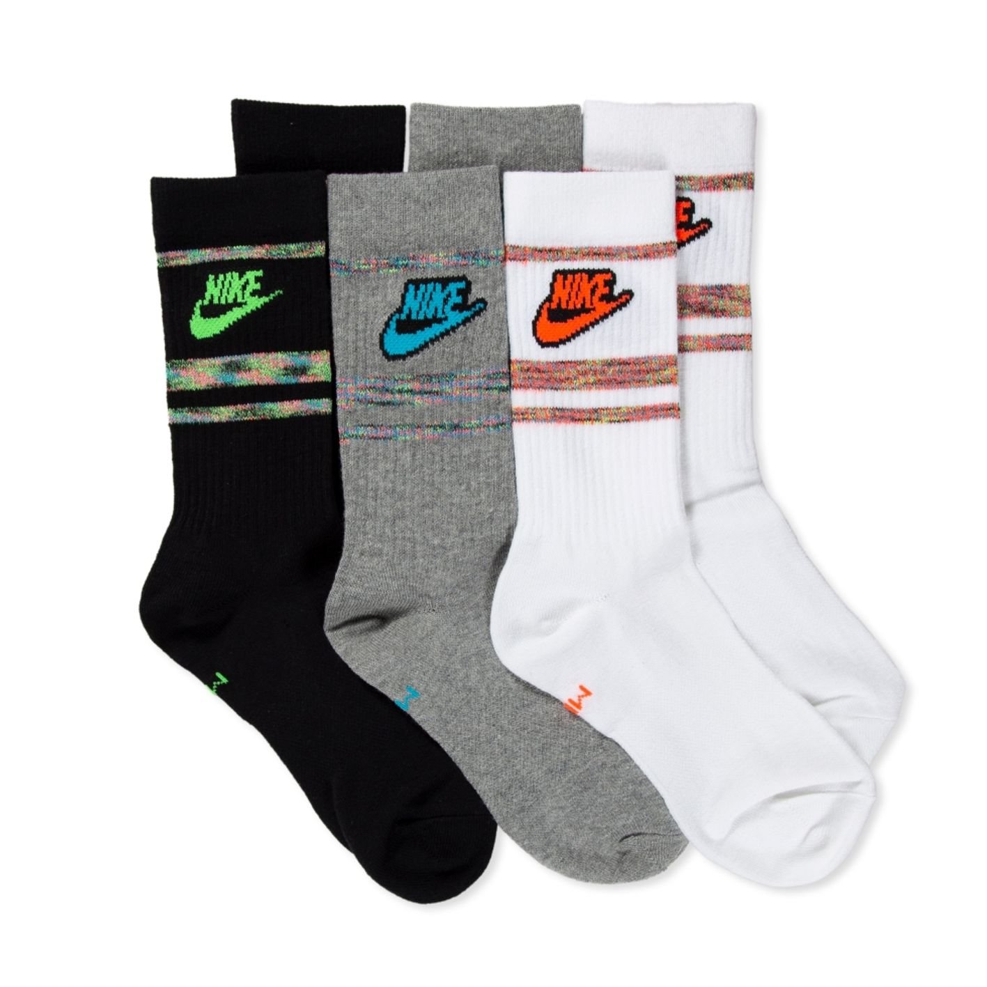 Meia Nike Cano Alto Everyday Essentials 3 Pares Dn6946-902