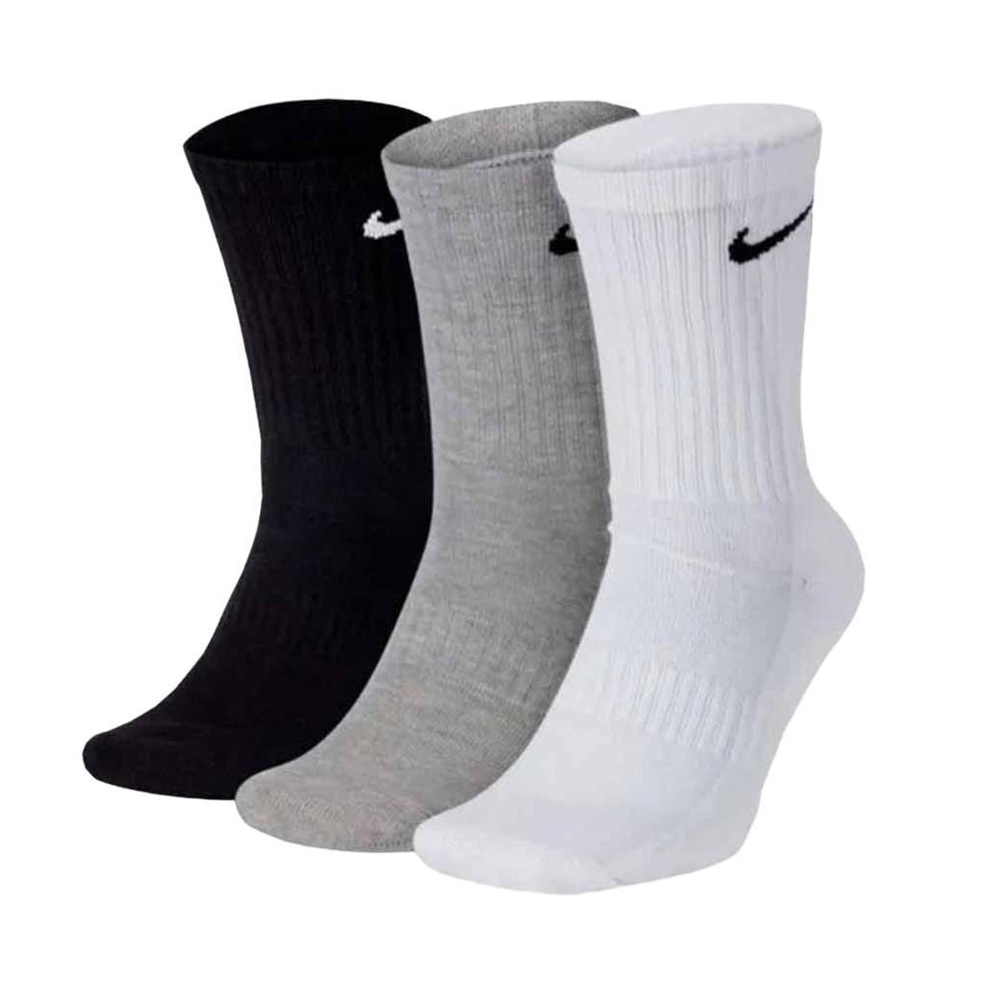 Meia Nike Cano Alto Kit 3 Pares Original Sx7664