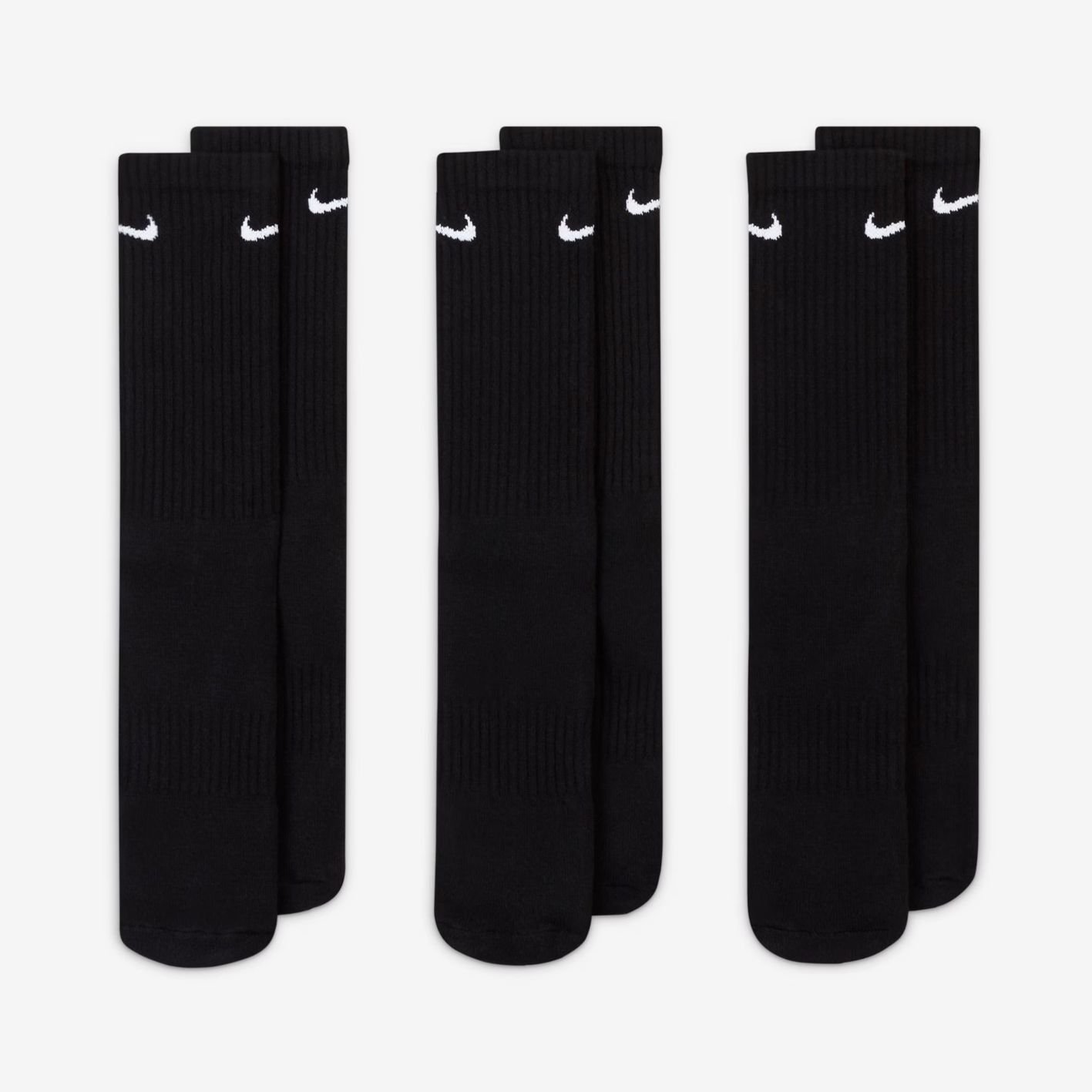 Meia Nike Cano Alto Kit 3 Pares Original Sx7664