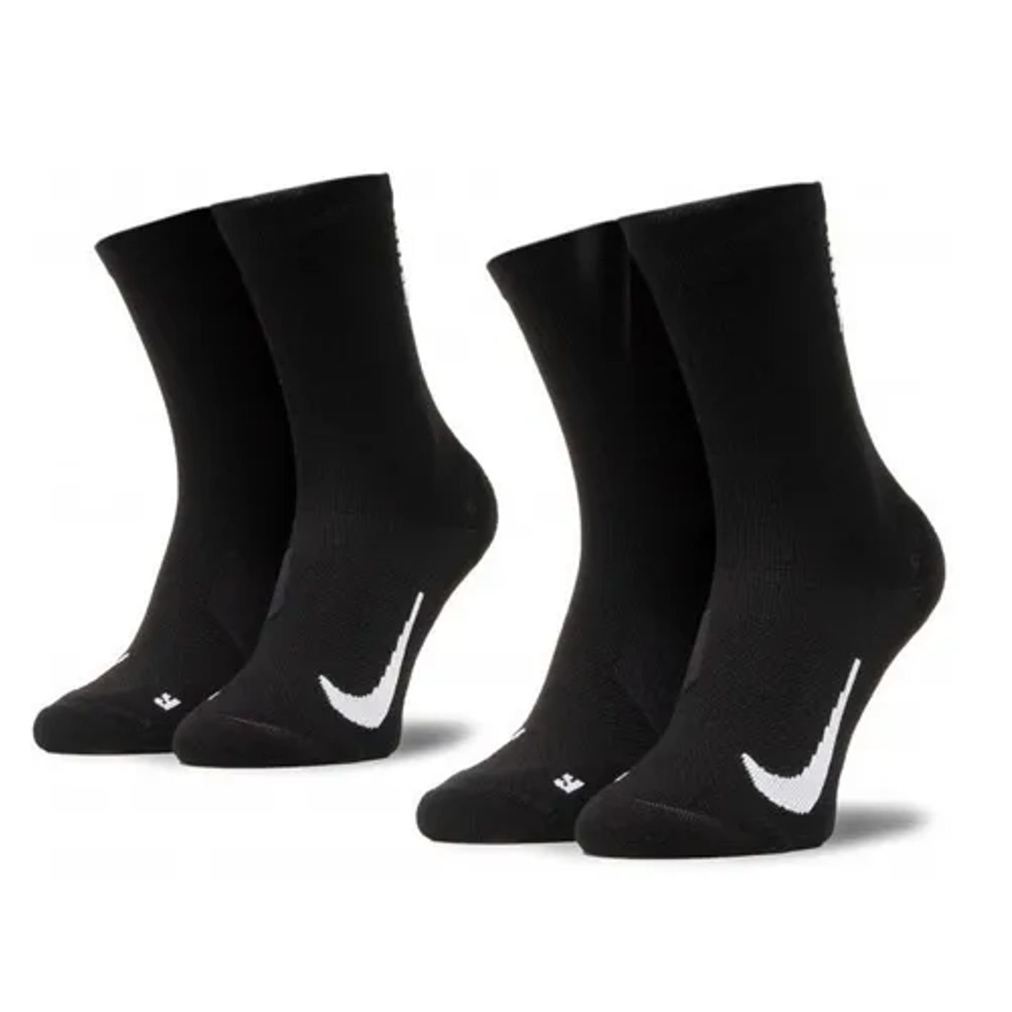 Meia Nike Cano Médio Multiplier Kit 2 Pares Original Sx7557