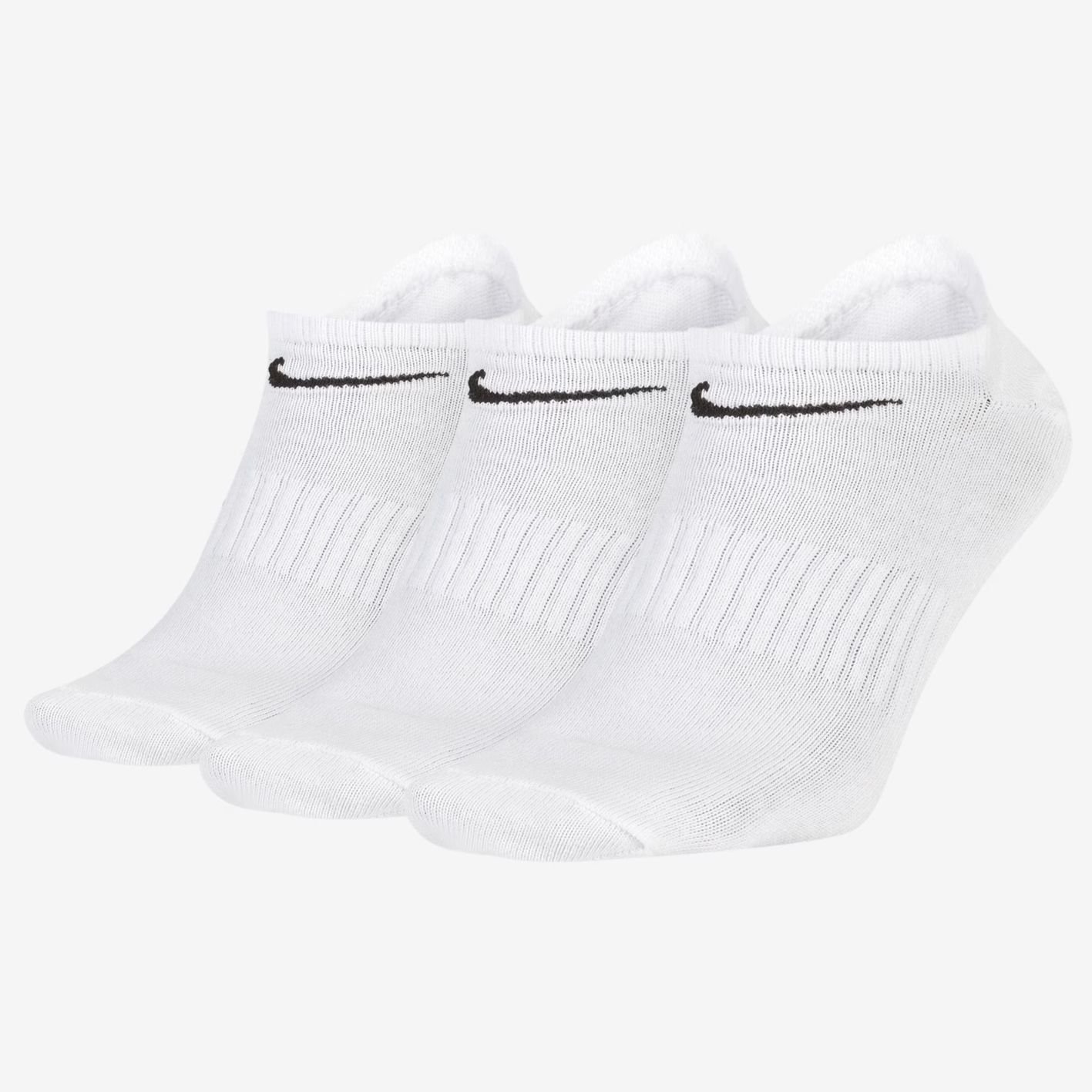 Meia Nike Invisível Everyday - 3 Pares Original Sx7673-100