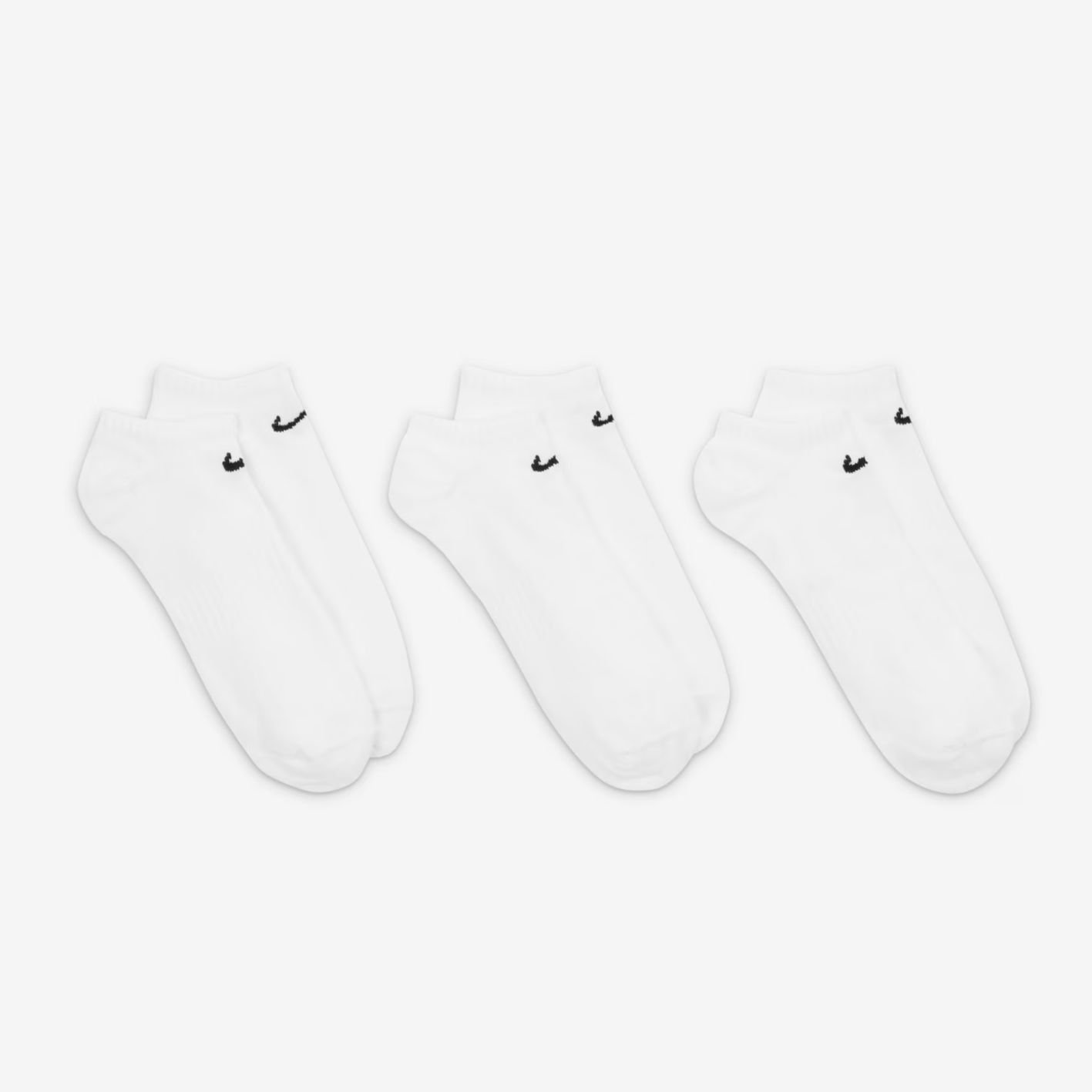 Meia Nike Invisível Everyday - 3 Pares Original Sx7673-100