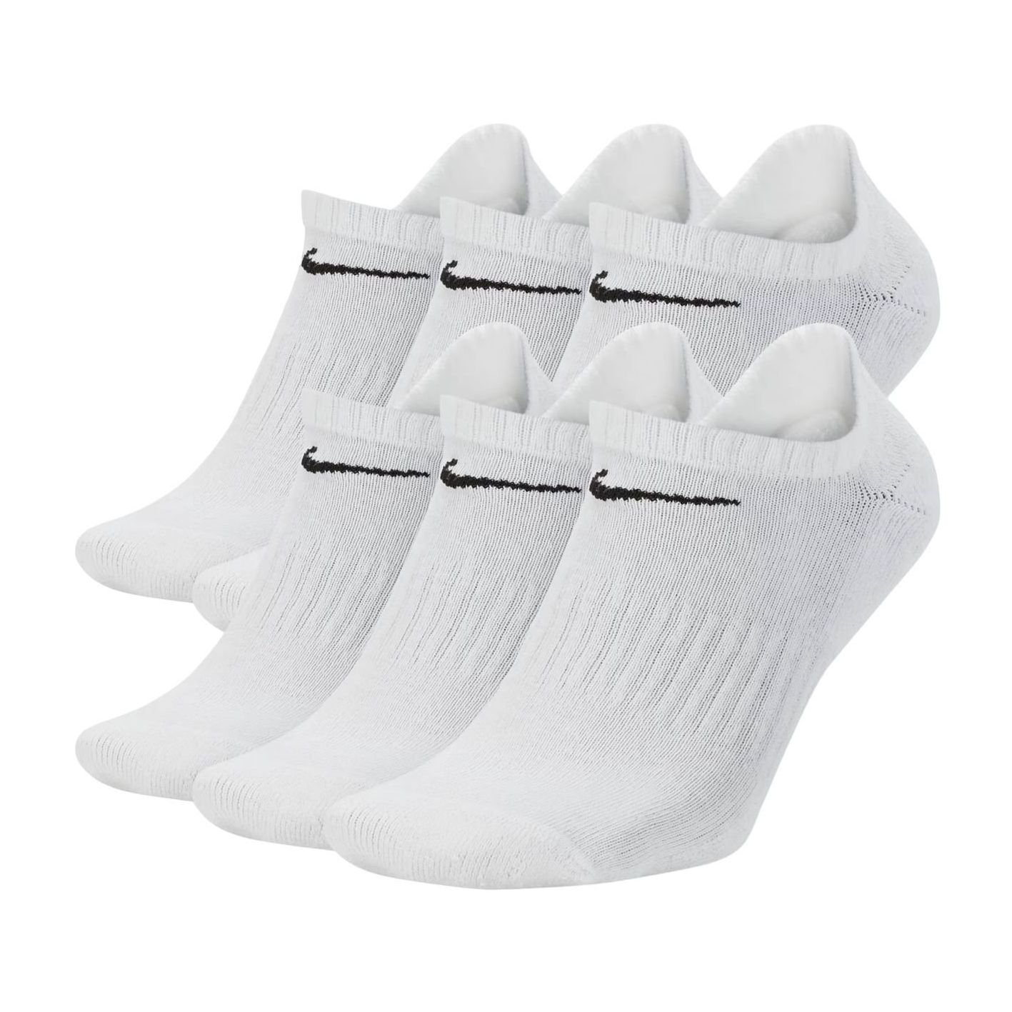 Meia Nike Invisível Everyday - Kit 6 Pares Sx7675-010