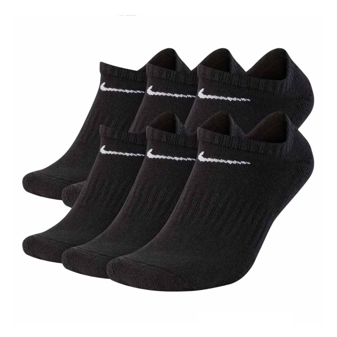 Meia Nike Invisível Everyday - Kit 6 Pares Sx7675-010