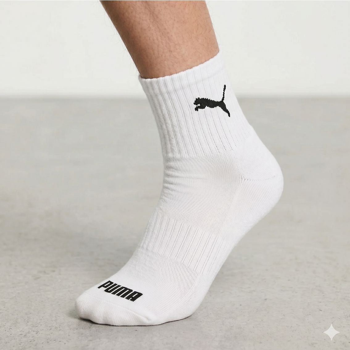 Meia Puma Cano Médio Esportiva 3 Pares 4530
