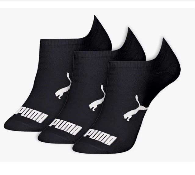Meia Puma Invisível Sapatilha Esportiva 3 Pares 4515