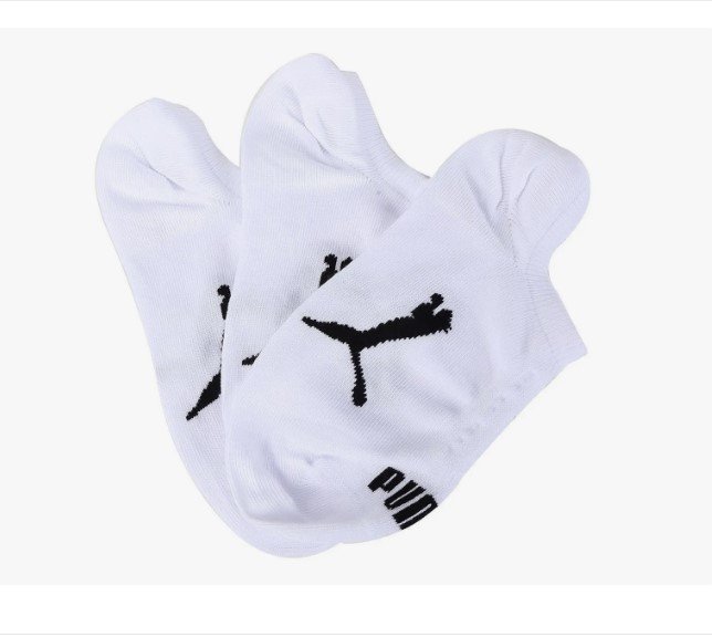 Meia Puma Invisível Sapatilha Esportiva 3 Pares 4755