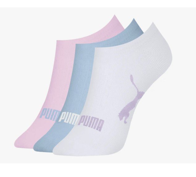 Meia Puma Invisível Sapatilha Esportiva 3 Pares 4755