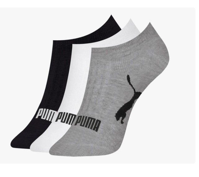 Meia Puma Invisível Sapatilha Esportiva 3 Pares 4755