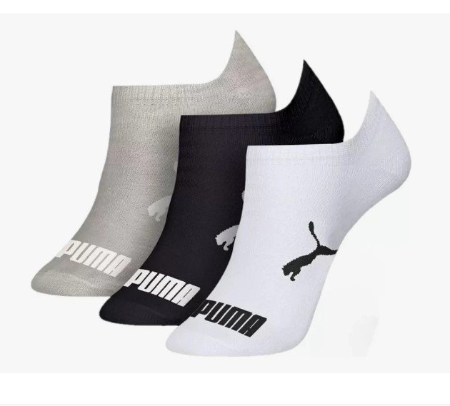 Meia Puma Invisível Sapatilha Esportiva 3 Pares 4755