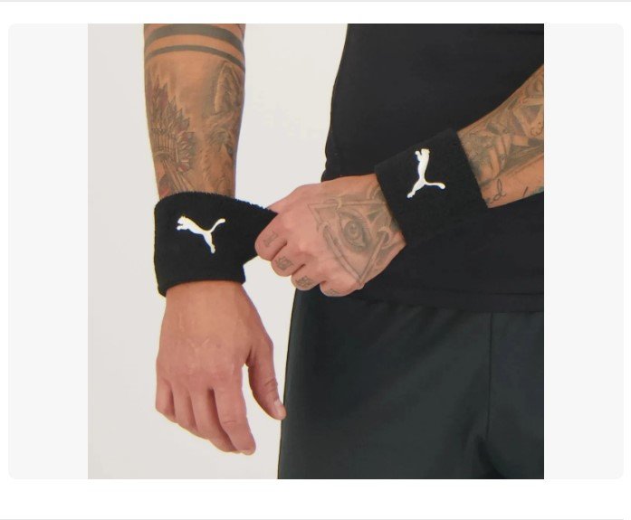 Munhequeira Atoalhada Puma Core Wristband 053867