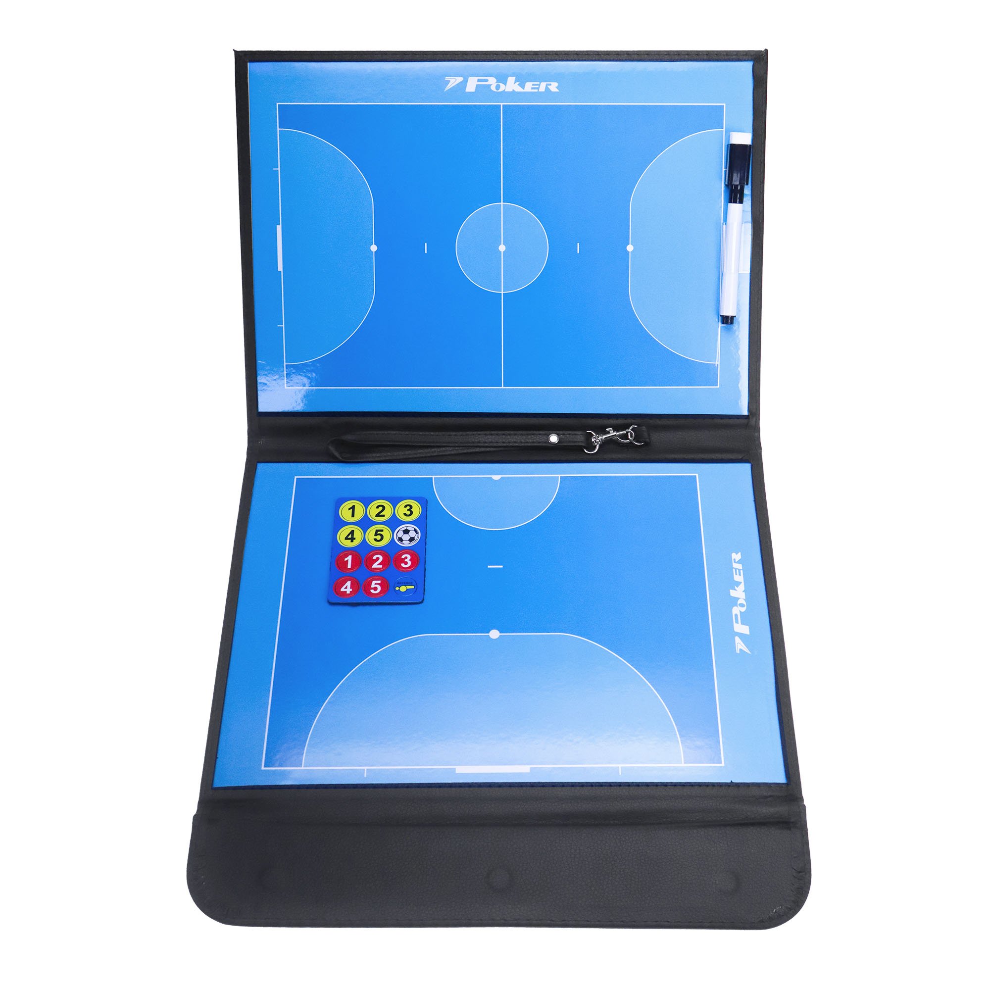 Prancheta Campo Tático com Imã e Caneta Futsal Poker 09168