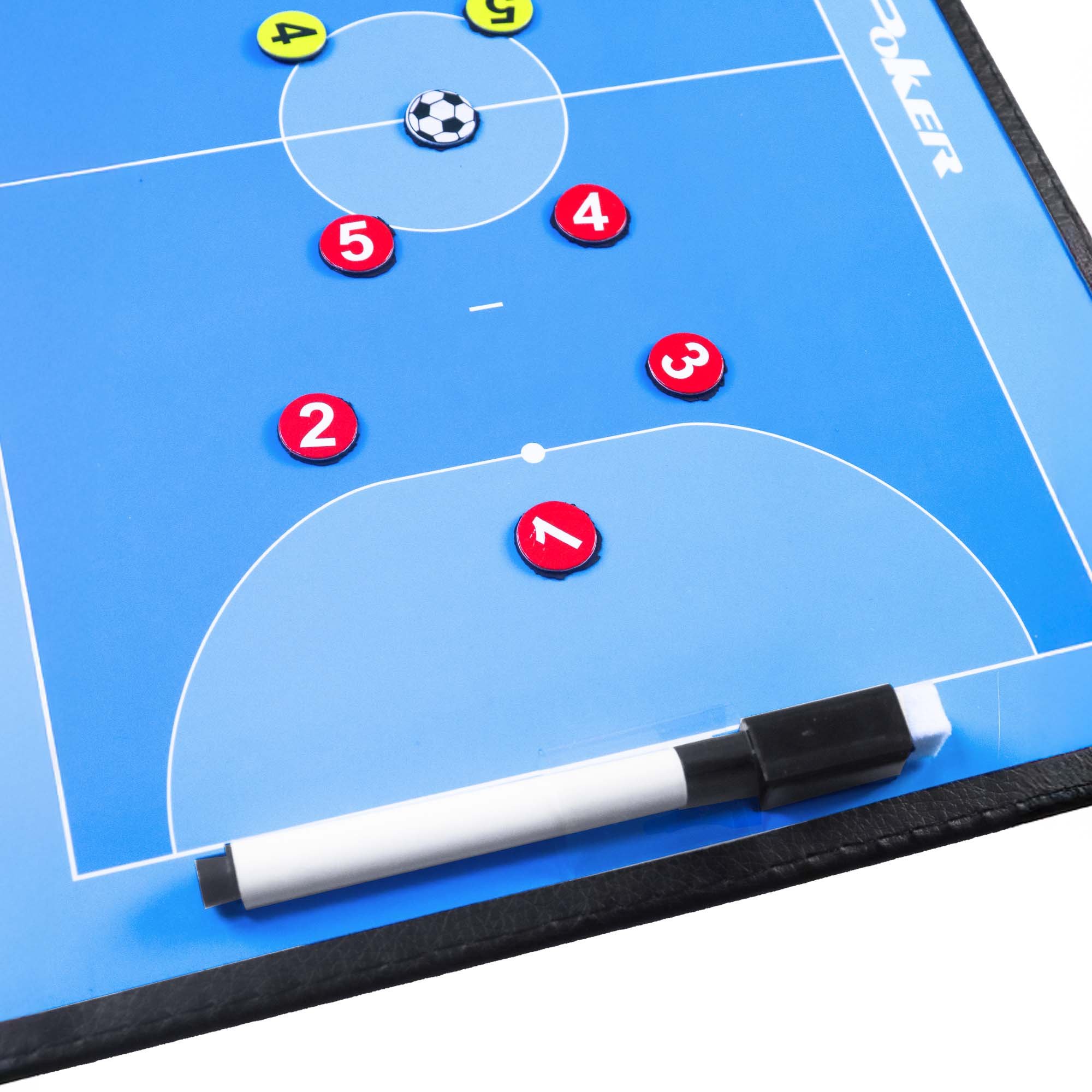 Prancheta Campo Tático com Imã e Caneta Futsal Poker 09168