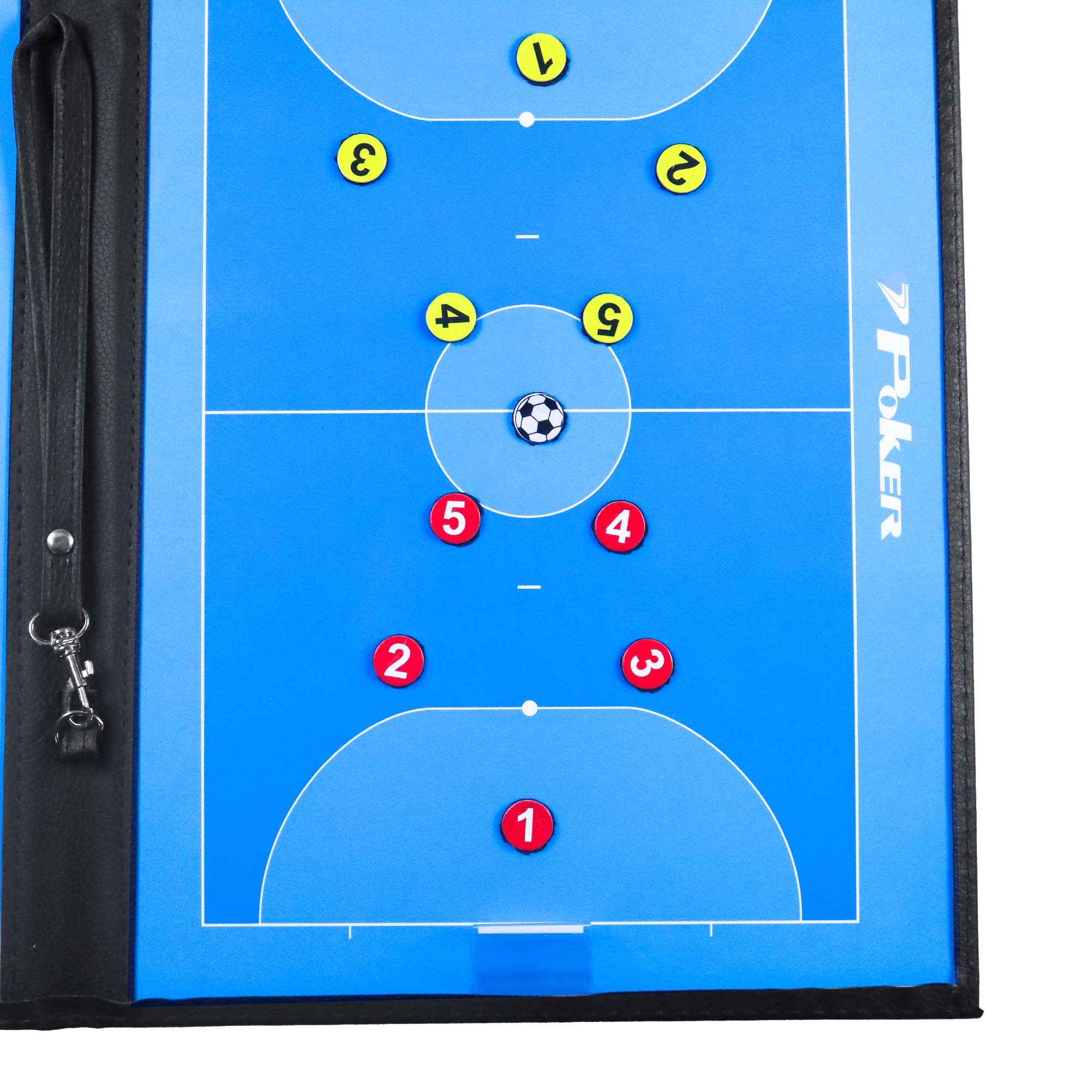 Prancheta Campo Tático com Imã e Caneta Futsal Poker 09168