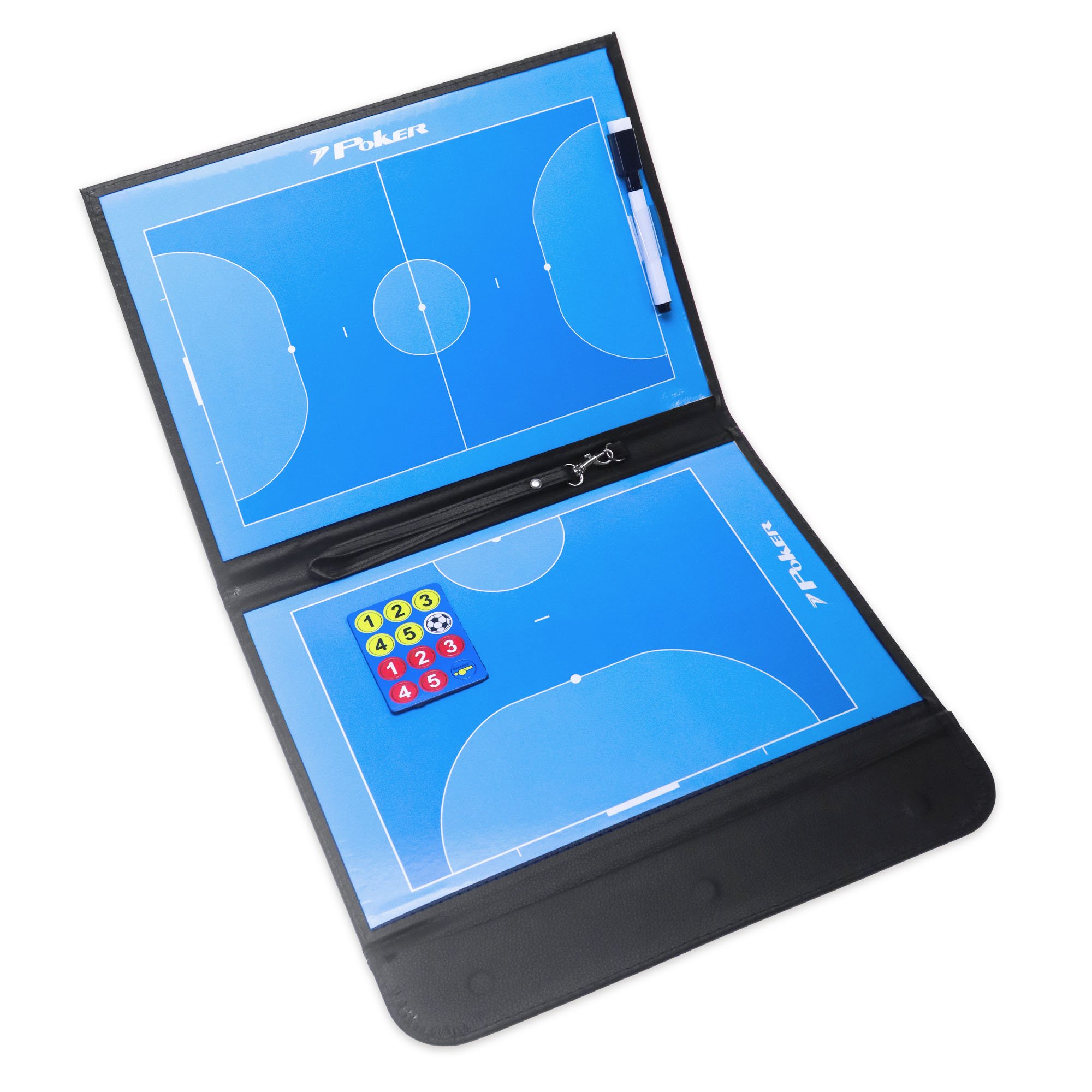 Prancheta Campo Tático com Imã e Caneta Futsal Poker 09168