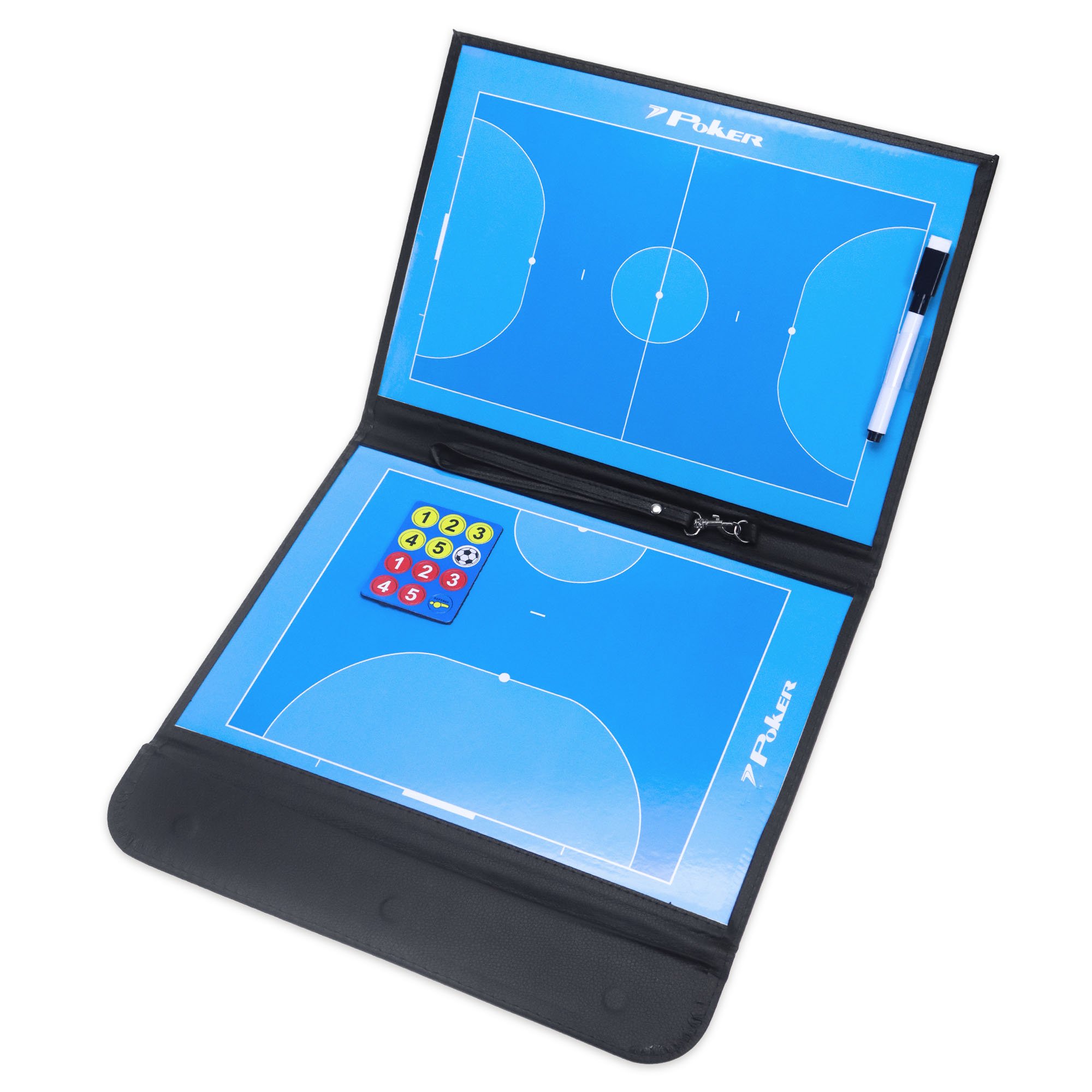 Prancheta Campo Tático com Imã e Caneta Futsal Poker 09168