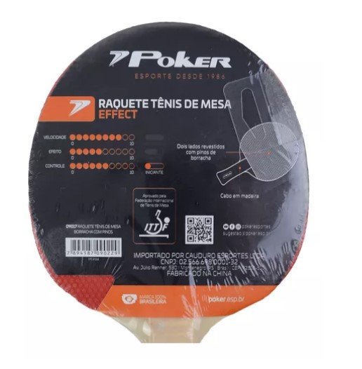 Raquete Ping-Pong Poker Effect 09017