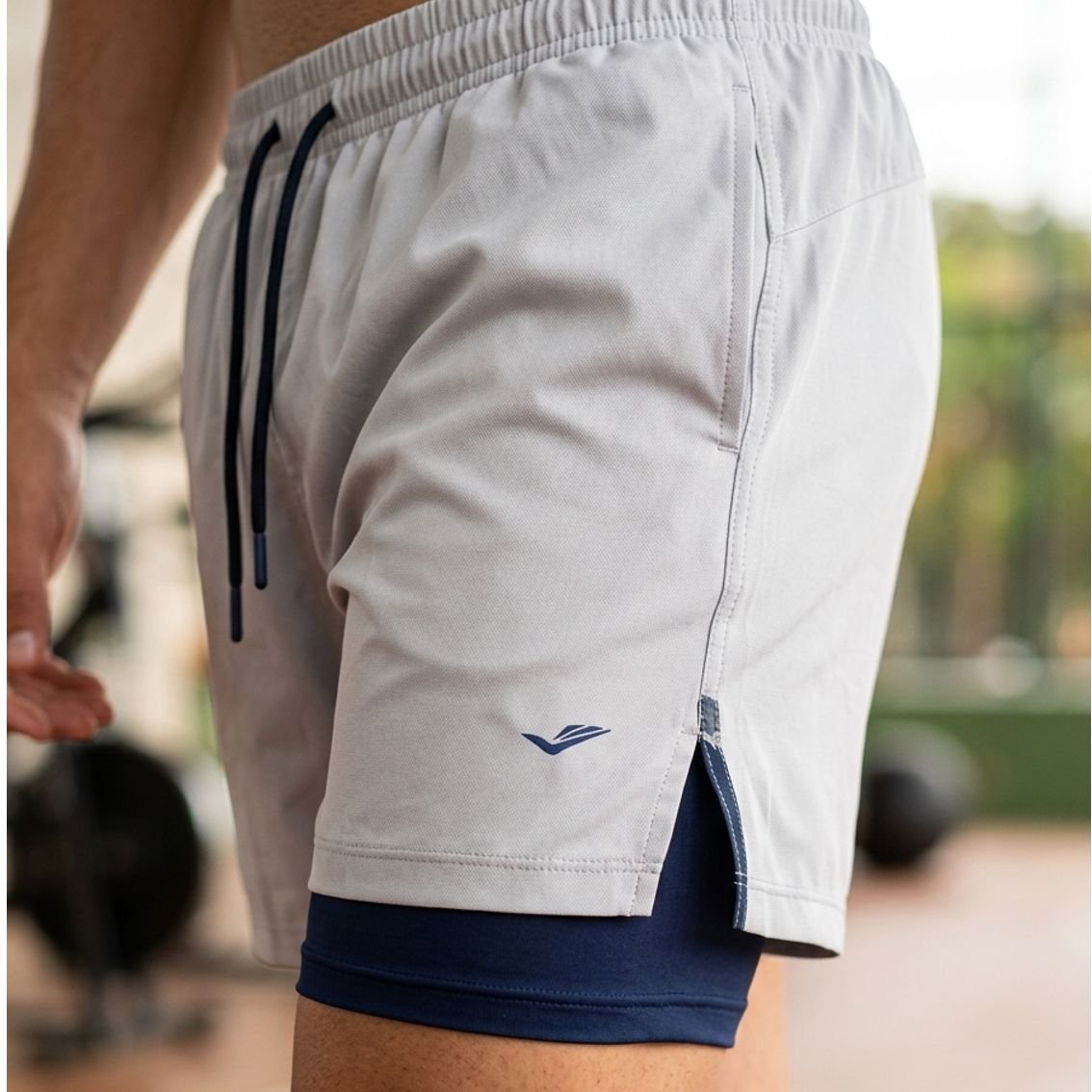 Shorts com Bermuda Termica Masculina Elite Corrida 031494