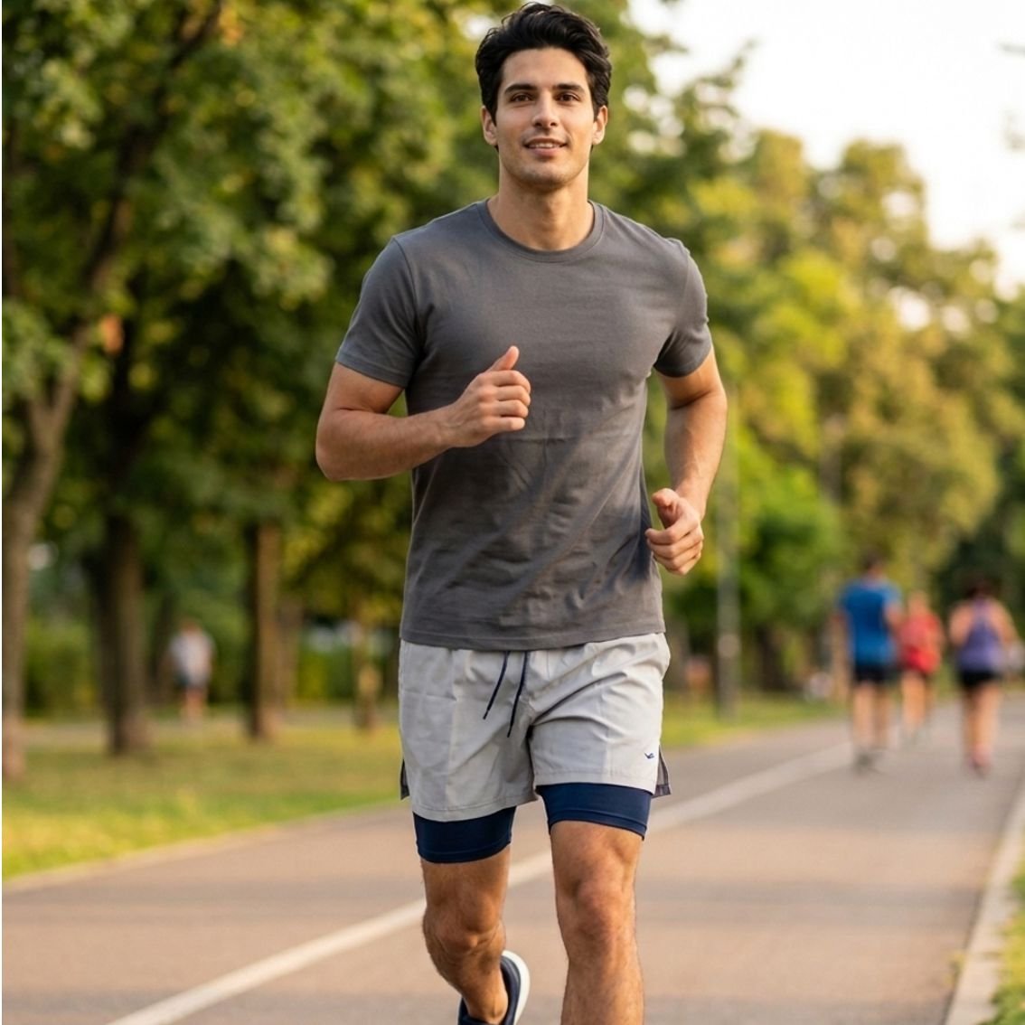 Shorts com Bermuda Termica Masculina Elite Corrida 031494