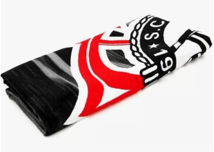 Toalha de banho Corinthians Praia Aveludada Buettner