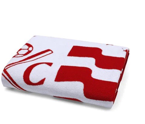 Toalha de Banho Nautico Praia Bouton Aveludada