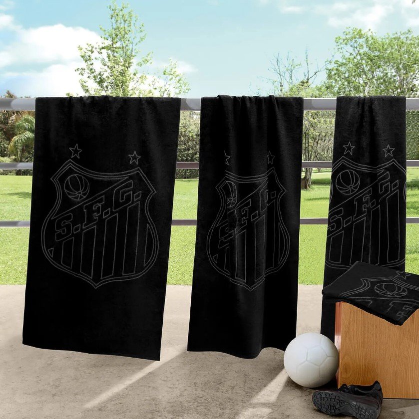 Toalha de Banho Santos Praia Buettner Jacquard