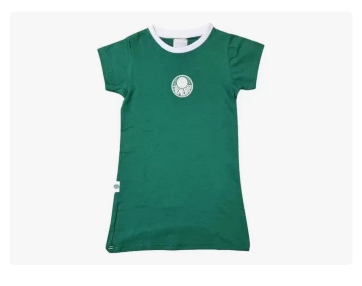 Vestido Palmeiras Infantil Licenciada Oficial Revedor PA0680